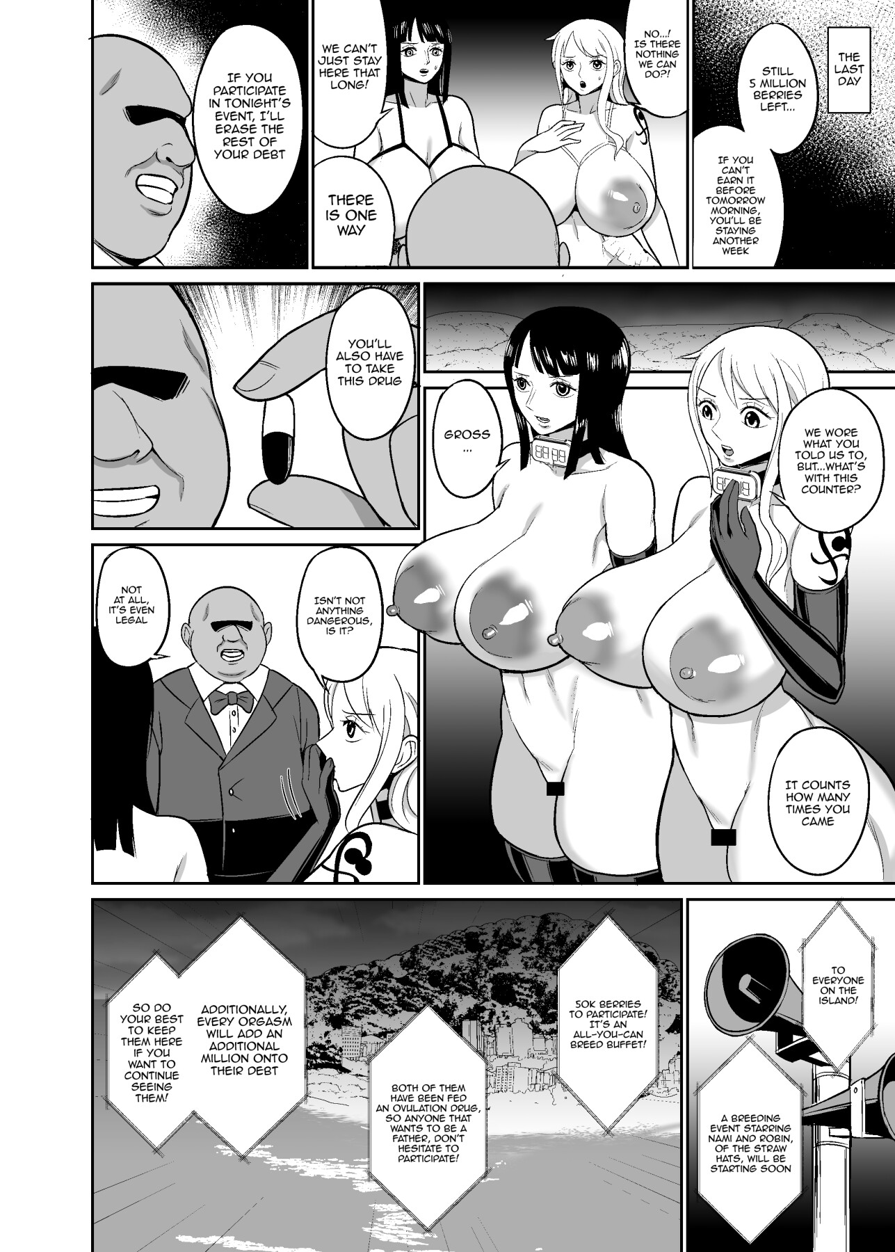 Hentai Manga Comic-The Brothel Island You Can't Leave Until You Earn 100 Million Berries-Read-28
